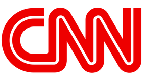 CNN logo against blank background