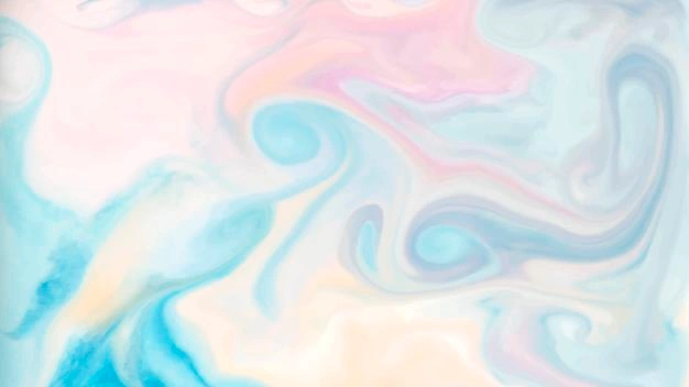 Soft pastel swirl pattern in blue, pink, and peach tones, representing calm and comfort during pregnancy or therapy