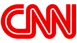 CNN logo against blank background
