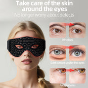 Dual Wavelength Red & Infrared Light Therapy Eye Mask 630nm + 850nm LED with 5 Intensity Levels