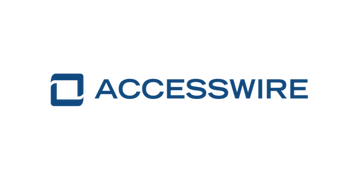 accesswire logo against blank background