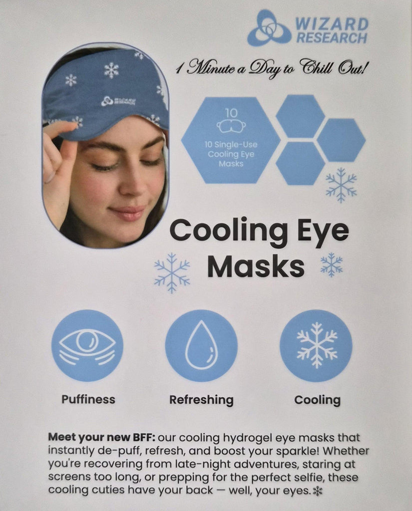 Cooling Eye Masks Reduce Puffiness Fast 10 Pack